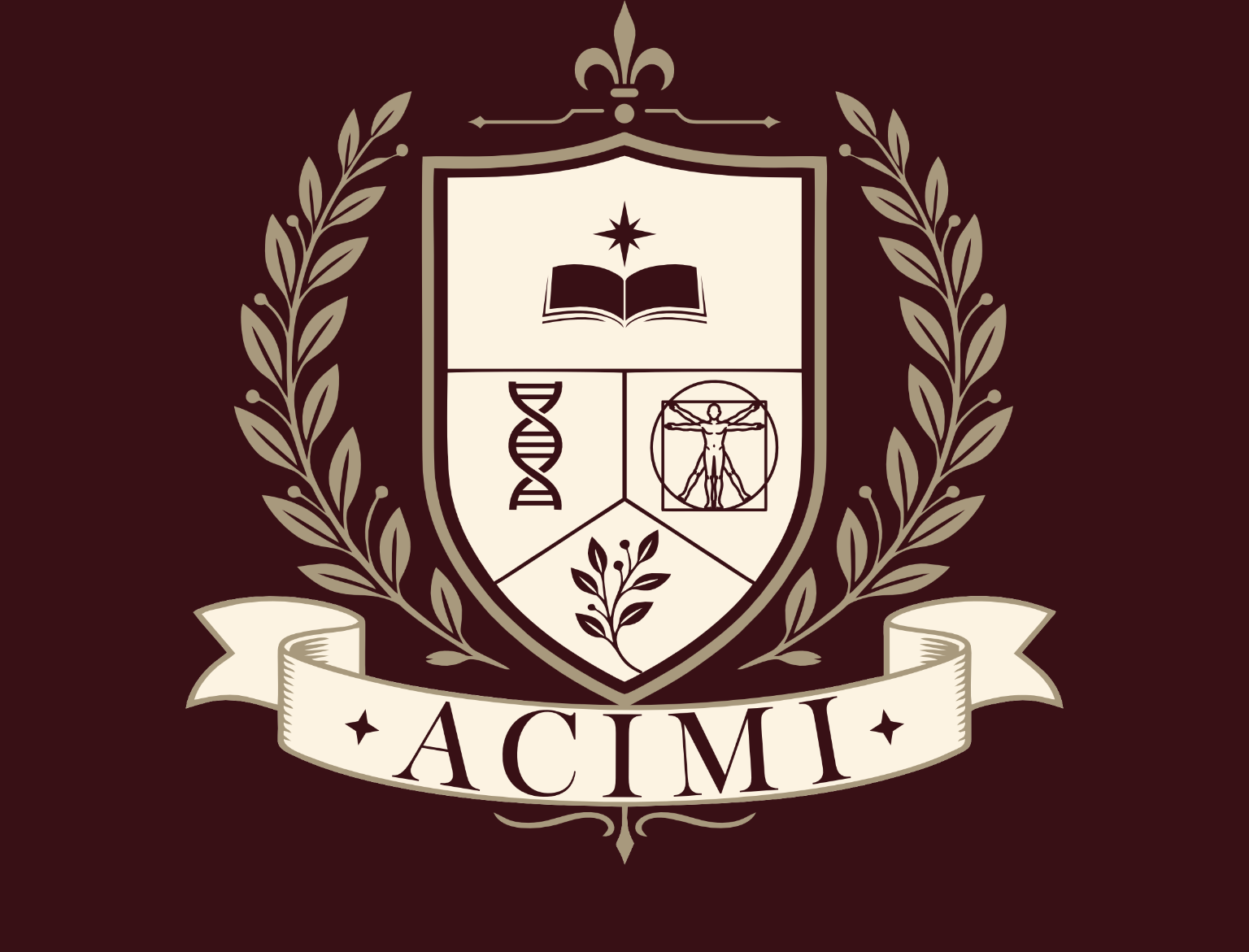 Brasão da ACIMI — Academia de Pós-Graduação em Saúde, Crato-CE